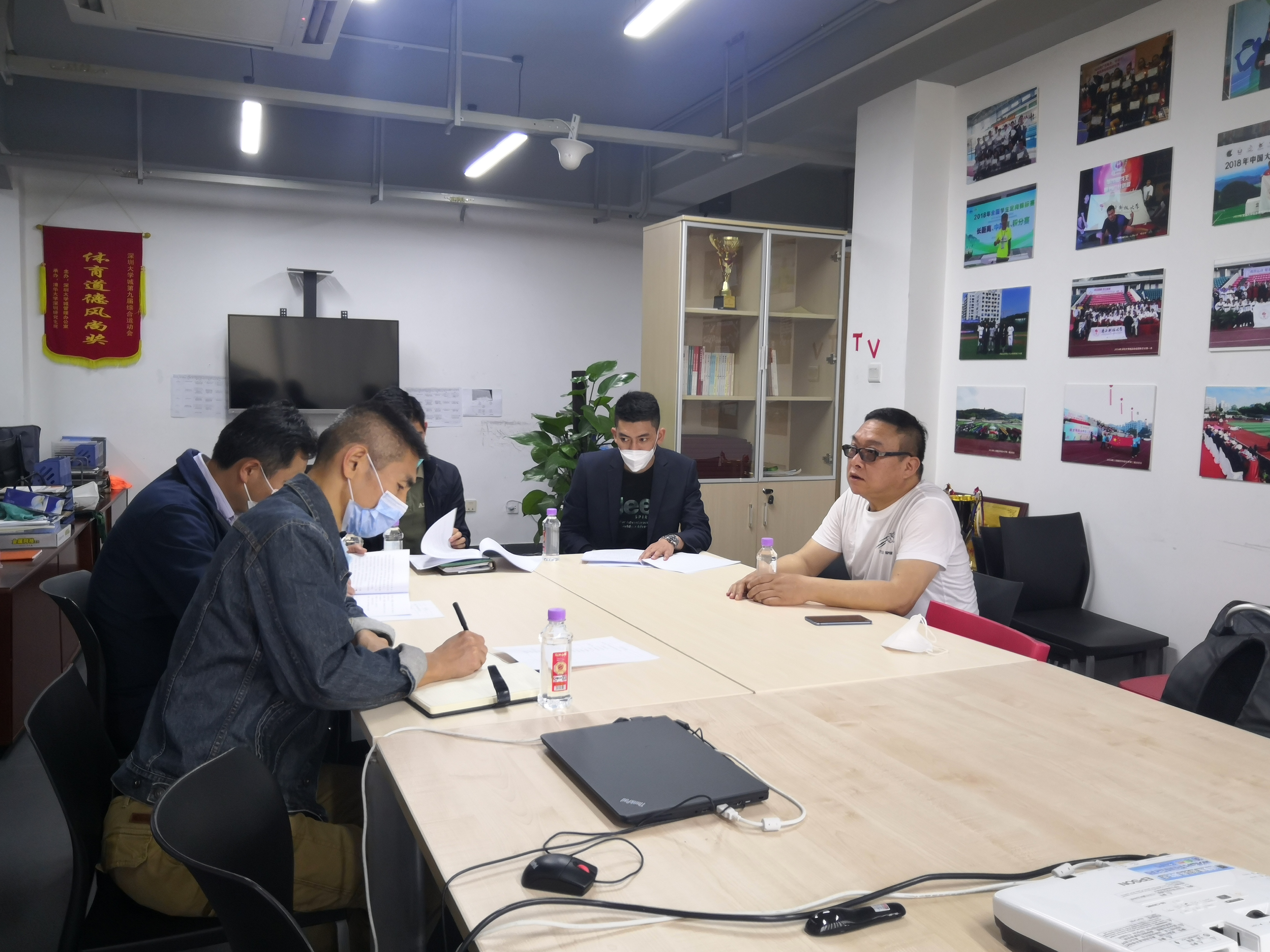 广东省国防教育学会来我校考察共建国防教育基地