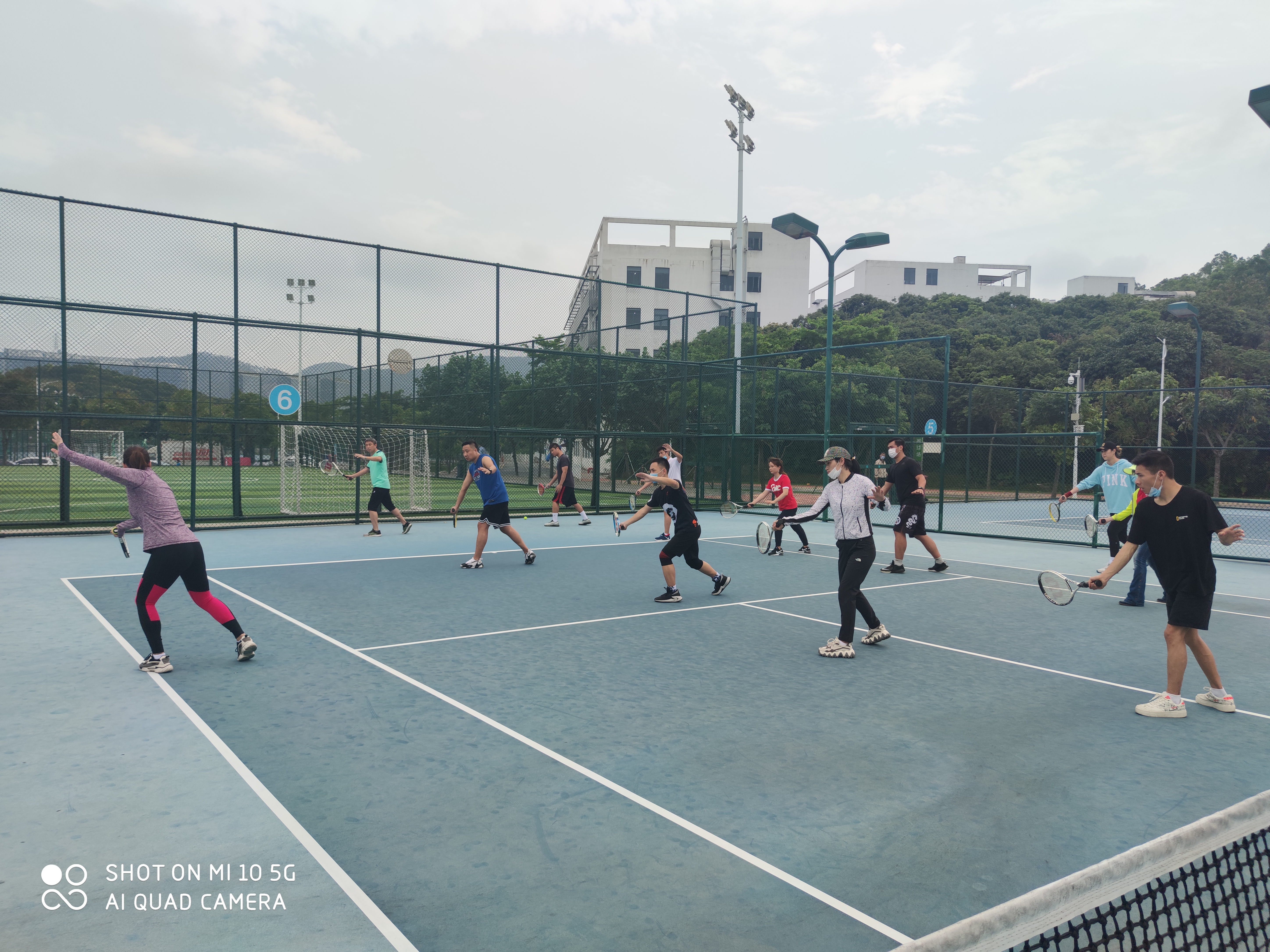 体育中心开展项目技能教学交流活动——网球