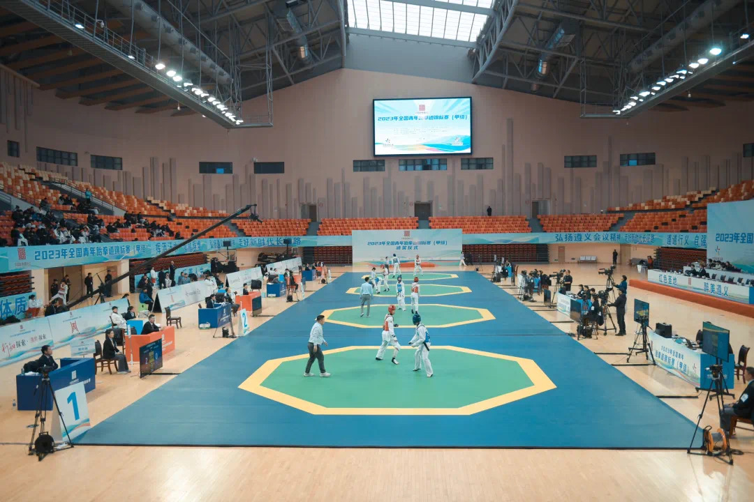 体育中心赵洋老师赴2023年全国青年跆拳道锦标赛参与执裁